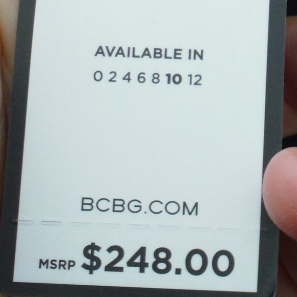 BCBGMaxAzria Tula Dress Sleeveless 10 NWT - Picture 4 of 8